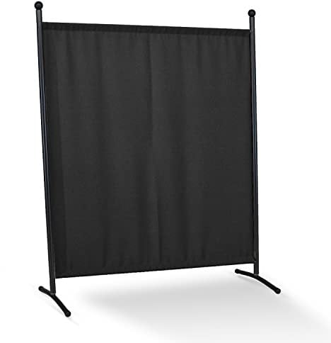 Angerer Freizeitmöbel GmbH Stellwand - Raumteiler & Raumtrenner Sichtschutz - Outdoor Paravent für Windschutz & Schatten auf Balkon (178 x 178 cm, dunkelgrau)