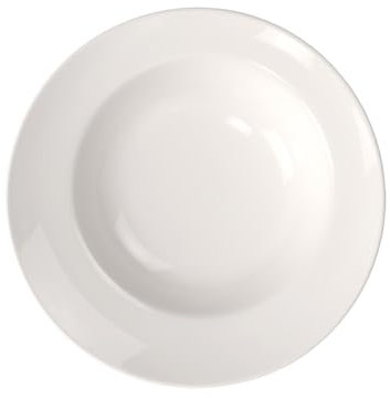 Villeroy & Boch Flow Plato para pasta, Porcelana Premium, Blanco, 30 cm
