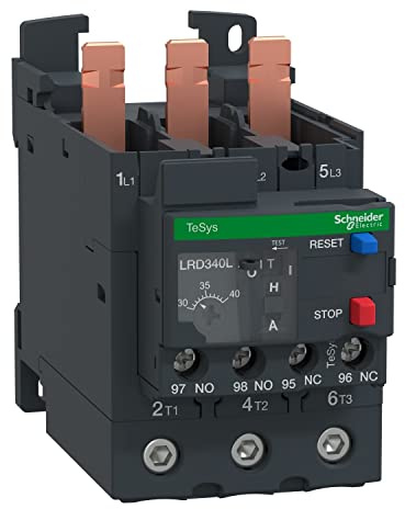 Schneider Electric lrd340l LRD Differential Protection Thermal Overload Relays, Class 20, everlink, 690 Vac, 0 – 400 Hz, 30 – 40 Amps