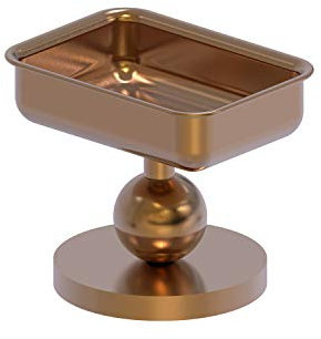 Allied Brass GL-56-BBR Porte-savon décoratif en laiton massif Bronze brossé
