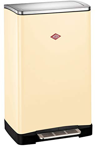 WESCO Big Double Boy, in der Farbe Mandel verfügt über zwei getrennte Mülleimer 41 x 35 x 65 cm, je x 18 Liter