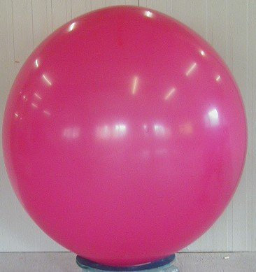 Riesenluftballon 120cm Durchmesser von Ballonpint - Ø120cm /47inch, Umfang 350cm unbedruckt, Ballonfarbe MAGENTA, XXL Jumboballoon Typ R350 -111-00 inkl. Spezialballonverschluss (Klammer ZRBV12). Hergestellt in Österreich