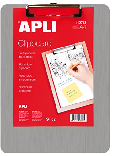 APLI 13782 - Clipboard aluminio A4