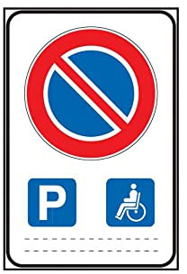 CARTELLO STRADALE SOSTA PARTICOLARI CATEGORIE 3G [3G ]