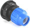 IBC Adapter SET mit Anschlussdeckel und PE Verbinder d32