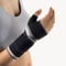 bort bort 112940 large links schwarz ManuBasic Plus Handgelenkbandage mit Daumeneinschluß, rechts oder links tragbar in verschiedenen Farben, links large, schwarz
