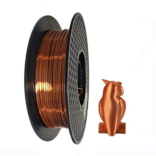 Seide Kupfer PLA Filament 1.75mm 500g 3D Drucker Filament Glänzendes metallisches Kupfer 3D Druck PLA Material 0.5KG