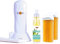 Sunzze Warmwachs Set Honig, Wachspatronenerhitzer im 2 Roll-On Wachspatronen, Vliesstreifen und After-Wax Lotion