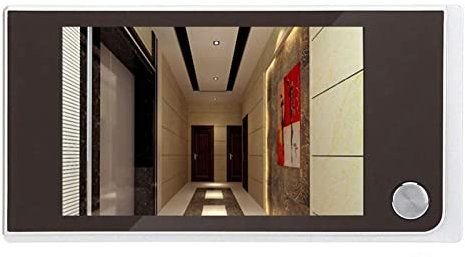 ASHATA Digital Door Viewer,Smart Door Viewer Camera with 3.5-inch Digital LCD Color Screen/ 120 Degree Actual Viewing angle/ 24 Hours Monitoring Peephole ViewerV,Door Thickness 35-100mm