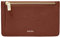 Fossil Damen Logan Zip Coin Brown Kreditkartenhalter, Braun