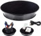 Leadleds 12 Black Motorized Turntable Display, 360 Degree Electric Rotating Display Turntable Ideal for Display Jewelry, Watch, Digital Product, Hobby Collectible Product