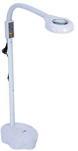 LED Lupenlampe Lupenleuchte Werkstattlampe Tischhalterung 3 Dioptrien Dimmbar Vergrößerungs-LED-Stehlampe mit flexiblem, Beauty Salon Lampe, einstellbarem Kaltlicht zum Lesen von medizinischer