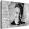 Myartstyle - Bilder George Clooney 70 x 50 cm Leinwandbilder XXL - 1 Teilige Wandbilder Film Popular Movies Kunstdrucke w-P-2053-8