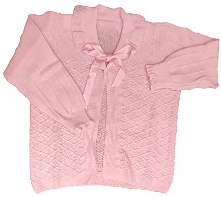 La Rocca Lingerie de Nuit Femme Liseuses Mixte Laine Taille Calibrée Egidio, rose, Taille unique