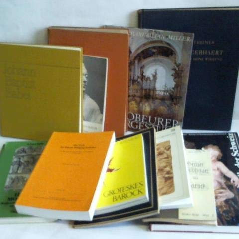 Sammlung von 12 Büchern über die Barocke Bildhauerei