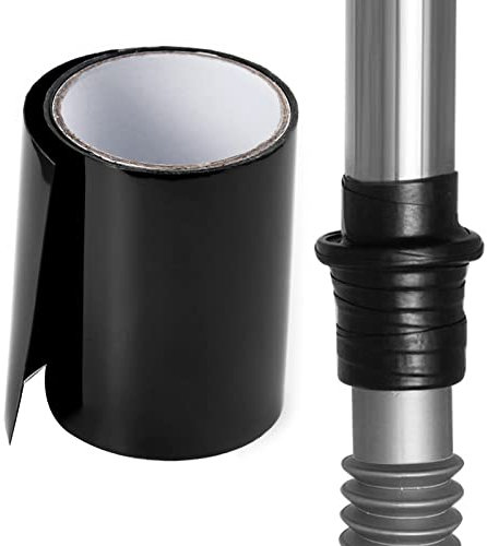 Professional Reparatur-Klebeband,20x150CM Starkes Klebeband Reparaturset,Wasserdichtes Dickes Selbstverschweißendes Klebeband,Dichtungsband für PVC-beschichtetes Zelt/Markise/Pavillon (Schwarz)