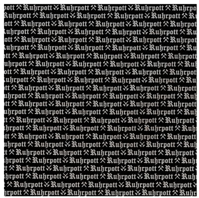 Alsino Dortmund Bandana Kopftuch schwarz-gelb Nickitücher Herren Damen Ruhrpott Fußball Fanartikel Halstuch, Farbe wählen:BA-303 Ruhrpott 3