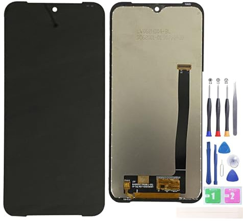 Jinyan LCD Screen for My-phone Hammer Blade 3 LCD Display + Outer Glass Touch Screen Digitizer Full Assembly Replacement (Black)