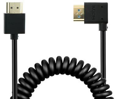 Uonecn 8K | 4K 2.1 HDMI auf HDMI Kabel für Sony A7iv, 48 Gbit/s Hochgeschwindigkeits-HDMI-Kabel gewickelt für Z-Cam E2, für Canon C300, für Atomos Ninja V, für Sony FS5| FS7| A7S3 Kameras