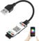 CERRXIAN Mini-RGB-Bluetooth-Controller, USB 5 V Bluetooth-LED-Licht-Controller, für 2835 5050 COB RGB-Streifenlicht