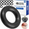 Dichtungsringe Set, 12 Stück, AD Ø 6 mm, ID Ø 2 mm, Dicke 2 mm, in Schwarz, aus Nitril Kautschuk, Gummiringe für Reparatur von Sanitär, Maschinen, Motoren, Dichtungsset Gummi O-Ring, Flachdichtung