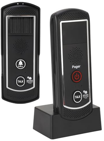 Wireless Intercom Door Bell, Long Distance Intercom Doorbell, Wider Coverage, Solar Powered, 16 Channels, 3 Levels Volume, IP44, Video Doorbells