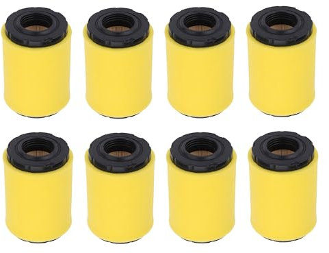 Hippotech Lot de 8 filtres à air 796031 pour Briggs Stratton 594201, 590825, 591334, filtre à air MIU14395 pour John-Deere D100 L105 LA135 pour tondeuse Hus YTH22V46 YTH24V48