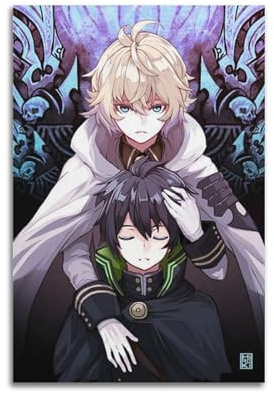 TULAOJI Fantastisches Anime-Poster Seraph of The End, 66 Kunst, Wohnzimmer, Schlafzimmer, Poster, Gemälde, dekorativer Maldruck, Leinwand, Wand, 20 x 30 cm