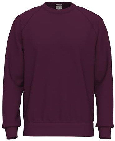 SoftSpun Pullover Herren Baumwolle – Sweatshirt Herren ohne Kapuze, Klassischer Pulli Regular Fit für Alltag & Arbeit