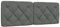 vidaXL Kopfteil-Kissen Dunkelgrau 140 cm Stoff, Kopfteilkissen, Kopfkissen, Lesekissen, Kopfteilpolster, Rückenkissen, Kissen-Kopfteil