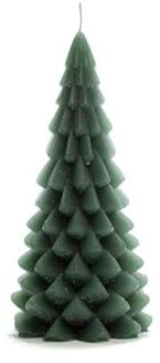 Candela a forma di albero di Natale, altezza: 20 cm, diametro: 10 cm, durata 42 ore, regalo