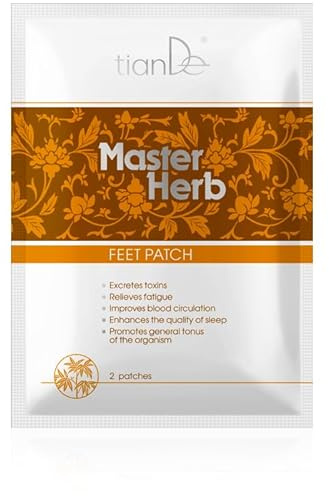 TianDe Kosmetik-Patch Fußpflaster, 2 Stück, Detox Fußpflaster, Geheimnis der Leichtigkeit, Verbessert die Durchblutung der Haut, Entfernt Giftstoffe