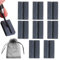 Liameph 8 PCS Darts Sharpener Tool,Dart Point Sharpener,V-Type Sharpening Stone,Easy to Polish and Deburr,Long-Lasting Sharpness,Darts Accessories,with Black Gauze Bag