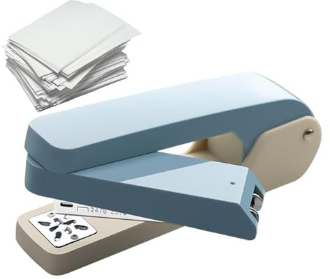 Drehbarer Schreibtischhefter - 360 Grad Broschürenheftgerät für Buchbindung, effizientes Heften zum Binden von 50 Seiten | Kompakter und vielseitiger Hefter für Broschüren u