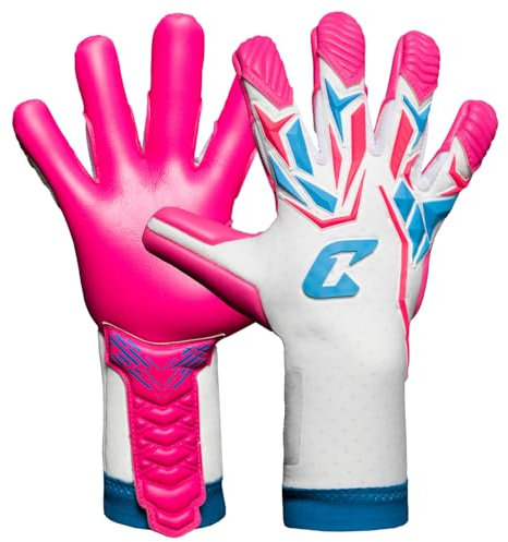 CATCH&KEEP ViVor Torwarthandschuhe – Profi Fußballhandschuhe für Jugendliche & Erwachsene (Größe 5-12) – 4mm Octopus Grip für maximalen Halt bei Regen & Nässe – Hybrid Cut – Atmungsaktiv & flexibel
