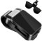 Car Visor Clip, Compact Portable Car Sunglasses Holder with Alloy Buckle, Multifunctional Practical Glasses Clip for Visor Accessories Interior, Black Auto Accessories Sunglass Holder for