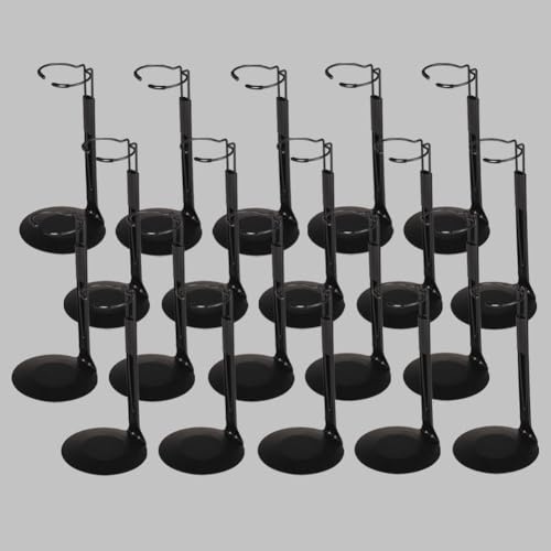 UCanaan 20 Stück Puppenständer - Action Figur Ständer mit erweiterbarem Taillendraht für 8„-14“ Puppen Puppenständer für 8 bis 12inch Puppen geeignet für 1/6 Puppen Zubehör, Action Figur Ständer