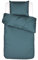 ESSENZA Bettwäsche Minte Denim, 155x220 + 1x 80x80 cm - 100% Baumwollsatin 300TC - Uni