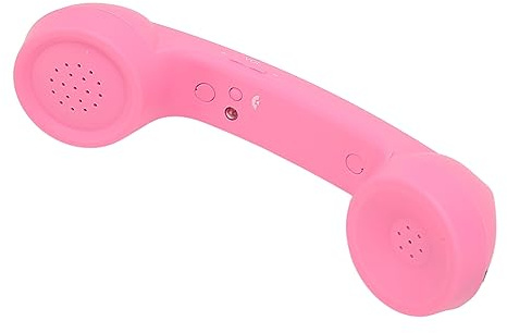 KIMISS Retro Telefon Handy -Handy - Wiederaufladbare Drahtlose Mobilfunkempfänger mit HD Lautsprecher und Telefon, Stilvolles Schnurloses für Nostalgische Anrufe (PINK)