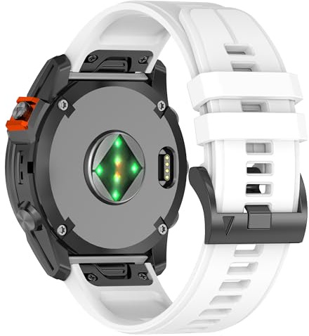 Kompatibel Mit Garmin Fenix 8 43mm Armband Silikon Fenix 7S Pro Uhrenarmband Fenix 6S Pro/Fenix 5S Plus Quick Fit 20mm Armband Für Descent Mk3i 43mm / Mk2s / Approach S70 42mm