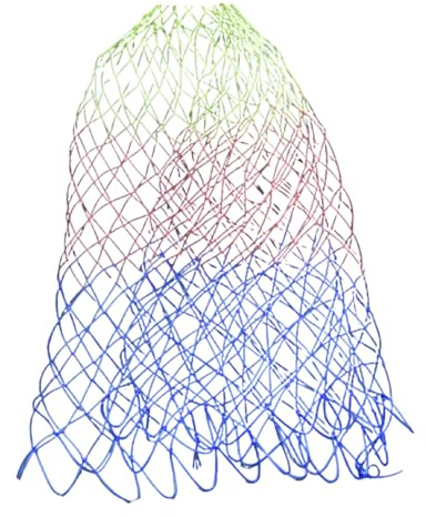 Outdoor Fischernetz Nylon Ersatz Fisch Faltbar Landung Dip ohne Griff für Süß- und Salzwasser Angeln Landing Mesh Netz