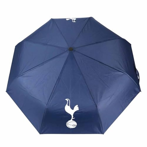 Tottenham FC Umbrella Fan Gift Black Handle Official Licensed