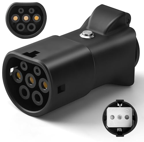 JULIK V2L Adapter für GAC Aion V, Y Plus, UT EV (bis 3,5 kW 16A Schuko) | Exklusiv für GAC Aion V, Y Plus, UT (V2L), 230V Schuko Steckdose, Camping, Outdoor, Notstrom, IP54, UL94 V-0, Plug & Play