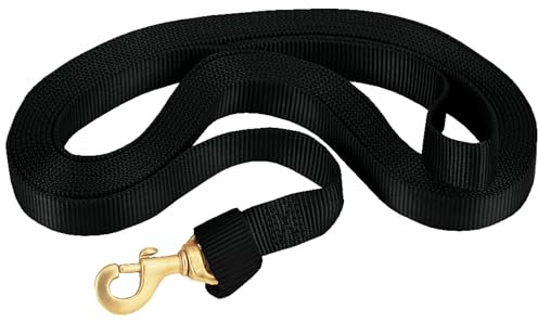 Weaver Leather Flat Nylon Lunge Line, Black