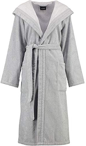 Joop! Damen Kapuze-Bademantel Classic | 1617 Silber - 44/46
