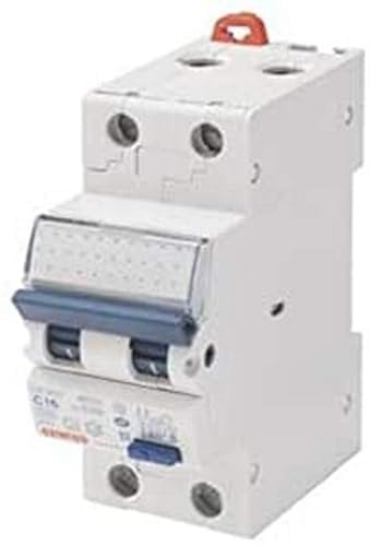 Gewiss - Interruttore Magnetotermico Differenziale Compatto - Mdc 60 - 2P Curva C 16A Tipo AC Idn=0,03A - 2 Moduli