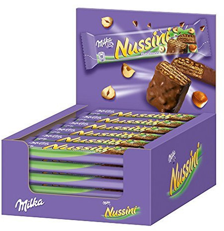 Milka Nussini Schokoladenriegel, 30x 31g