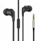 Vivanco Talk In-Ear Stereo Headset mit Mikrofon, Kopfhörer, Ohrhörer für Smartphone, Handy, MP3-Player, mit Fernbedienung und 3,5 mm Klinkenstecker schwarz