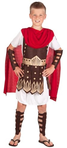 BOLAND BV 82129 Roman Gladiator Grecian Warrior Soldier Children's Costume - Boy