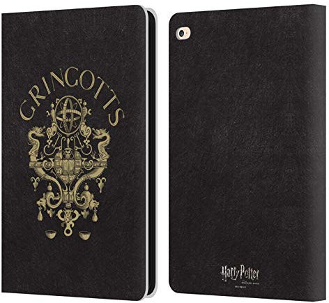 Head Case Designs sous Licence Officielle Harry Potter Gringotts Crête Sorcerer's Stone I Étui Portefeuille en Cuir Compatible avec Apple iPad Air 2 (2014)